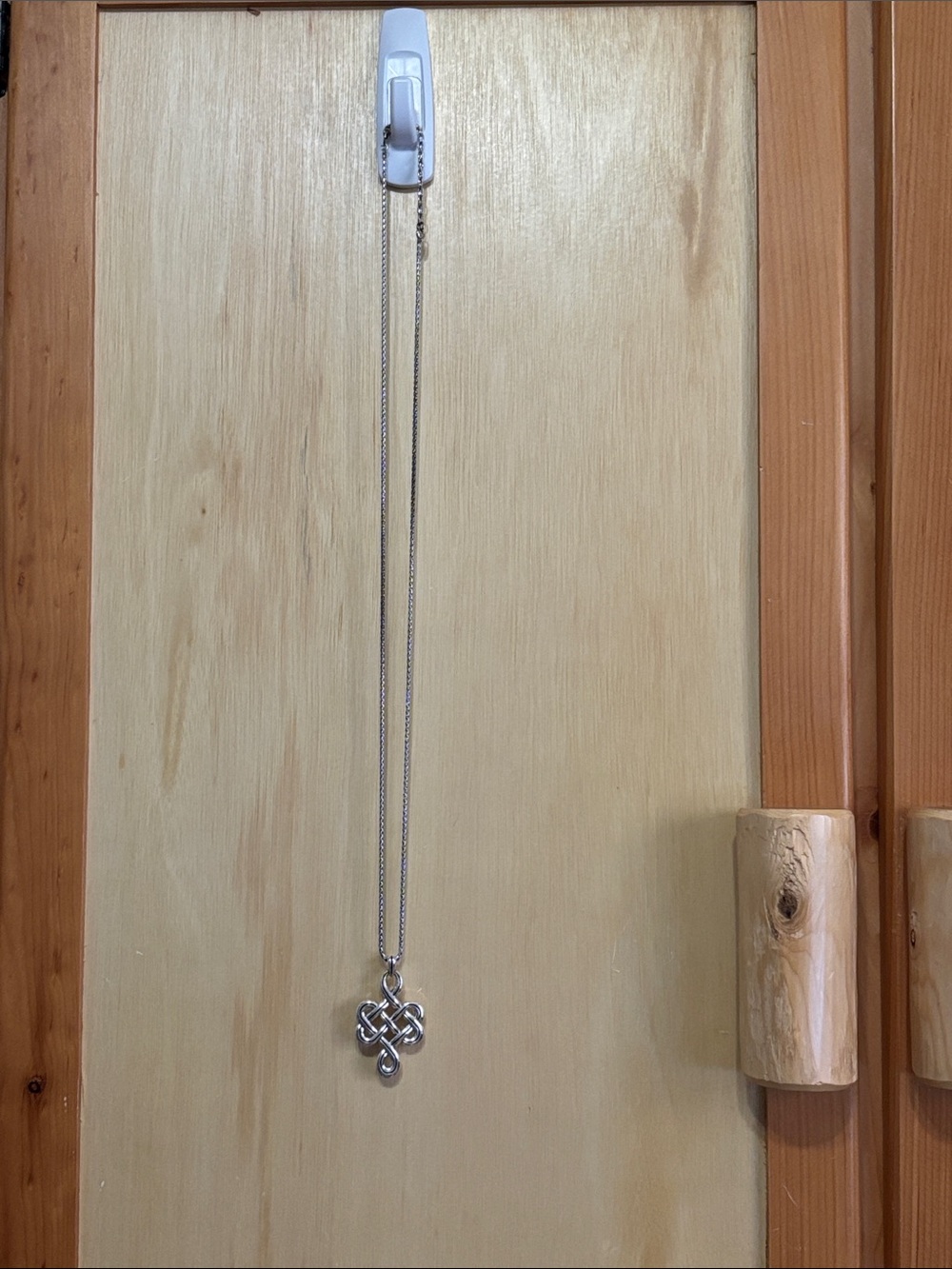 Brighton Large Infinity Knot Pendant and chain.